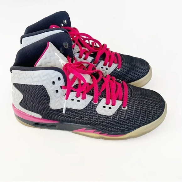 Nike Air Jordan Spike Forty Youth‎ 7 7Y Black Gray Fuchsia Sport 811121-009 - Picture 13 of 13